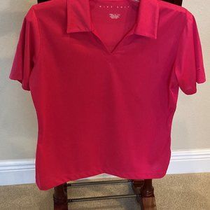 Women's Nike Golf Polo, 8-10/M/M; Hot Pink